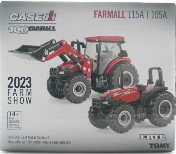 1/64 CIH Farmall 115A/105A Set 2023 Farm Show