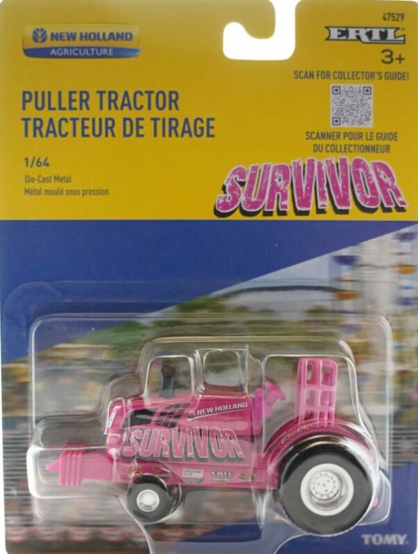1/64 New Holland Puller Tractor "Survivor" Pink